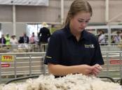 Emma Hawkins competes at the Sydney Royal Easter Show. Picture by TAFE NSW.