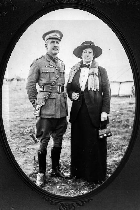 Harold McIntosh, pictured with his wife Florence Lee, saw action in various trouble spots on the other side of the world.