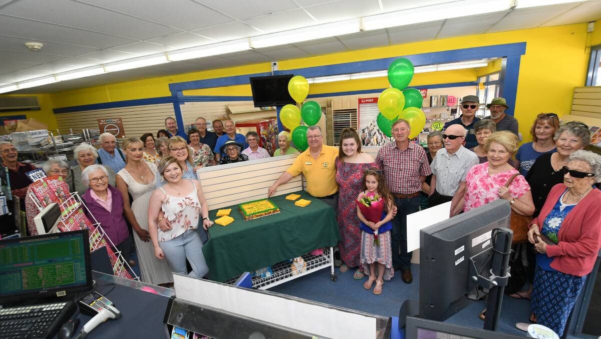 THAT'S IT: The last day of trading for Westpoint News, Toys and Gifts. Photo: CHRIS SEABROOK 110219closed3