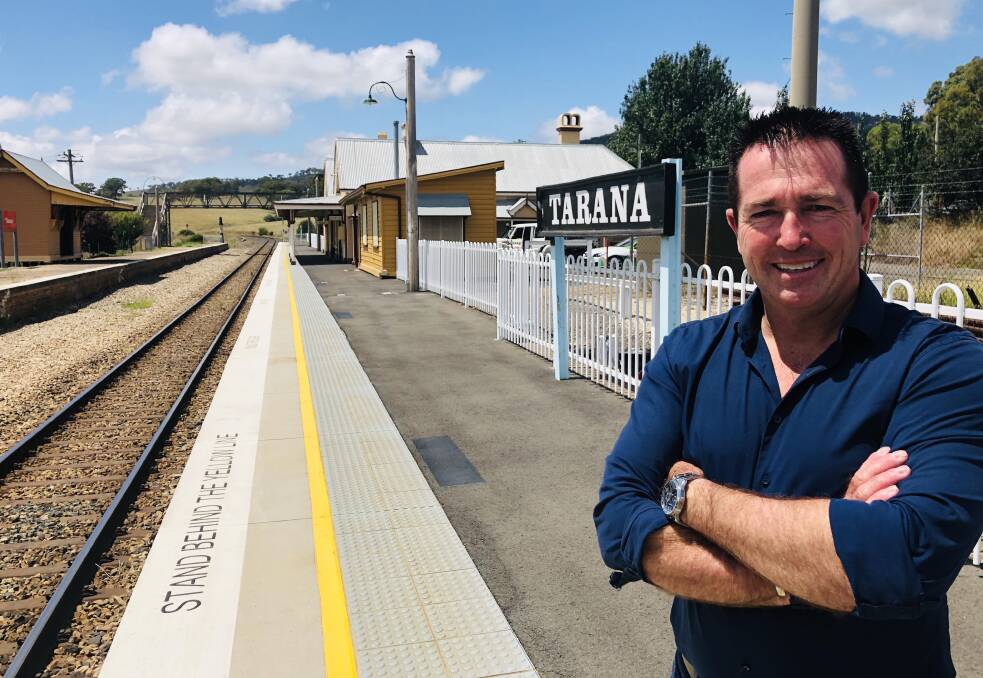 ALL ABOARD: Member for Bathurst Paul Toole says a Tarana stop will be added to the second Bathurst Bullet train service.