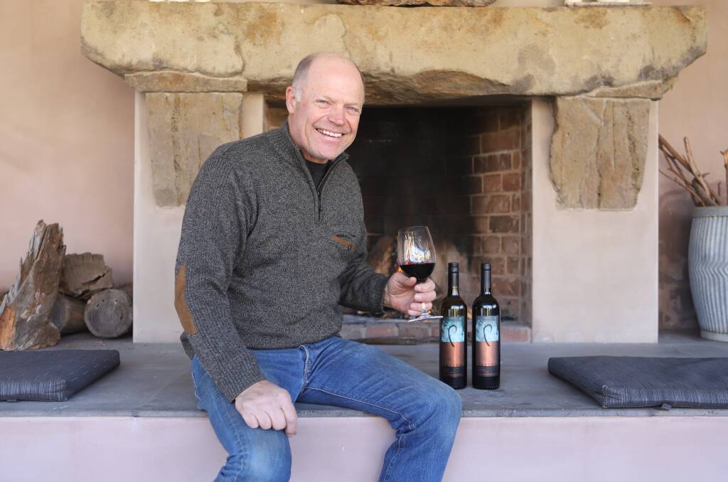 TOP DROP: Patina Wines owner and winemaker Gerald Naef celebrates his high ranking in the national winery survey. Photo: CARLA FREEDMAN