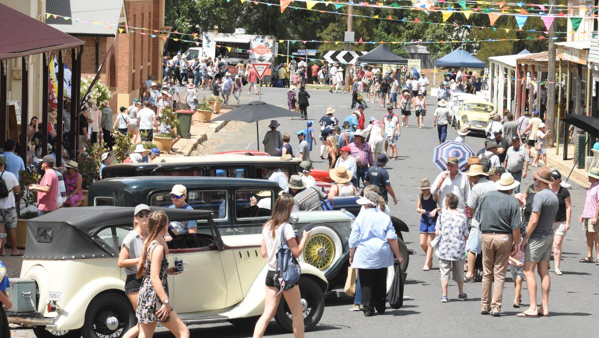 The sight of people lining Belubula Street in Carcoar on Australia Day could be a thing of the past. Photo: Mark Logan