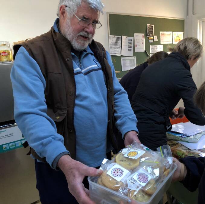 SHELTER GETS THE SPOILS: Carenne School students baked cookies for the volunteers at the Safe Shelter to thank them for the work they do. Photo supplied. 
