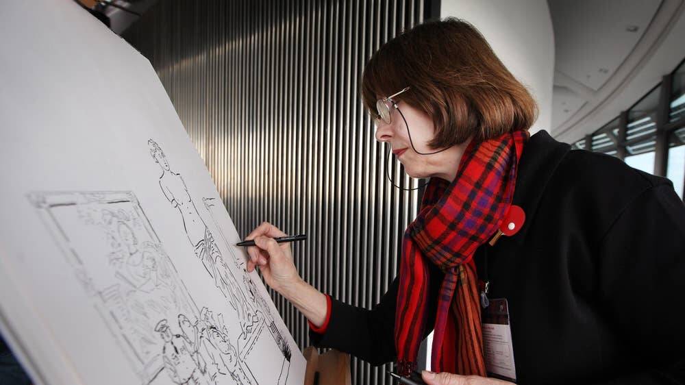 Posy Simmonds is one of Britain's best-loved cartoonists. Picture: Supplied