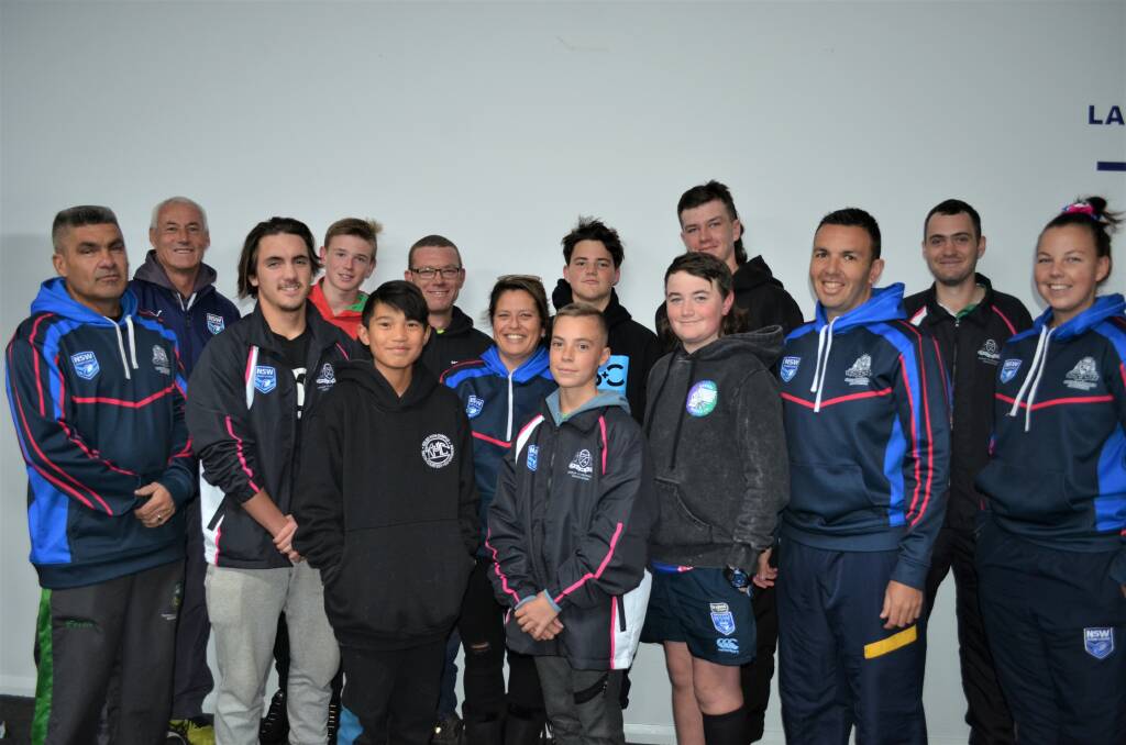 WORKING TOGETHER: The more experience members of the Group 10 Referees Association helped juniors work on their skills at a training session in Bathurst.