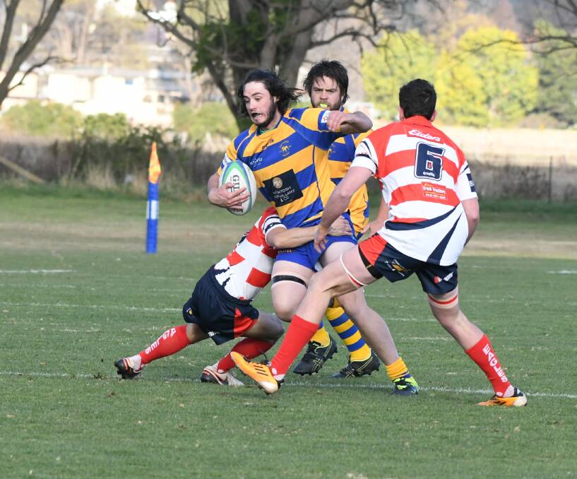 Bulldogs were a class above Cowra in their top of the table match. Photo: CHRIS SEABROOK
