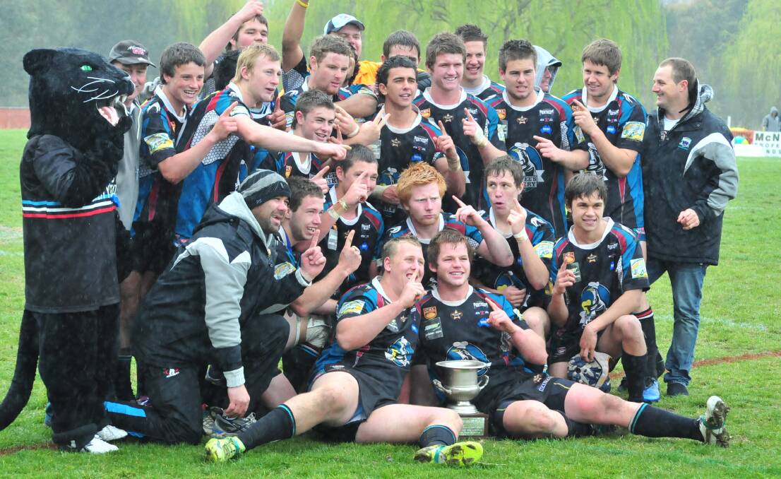 FLASHBACK: The 2011 grand final winning Bathurst Panthers under 18s side which Andrew Mendes (back row, second from right) played for.