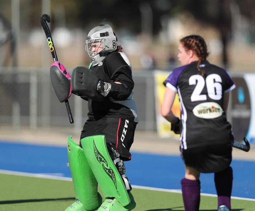 BRILLIANT EFFORT: Bathurst City goalkeeper Maddy Tattersall was superb against Lithgow Panthers. Photo: PHIL BLATCH