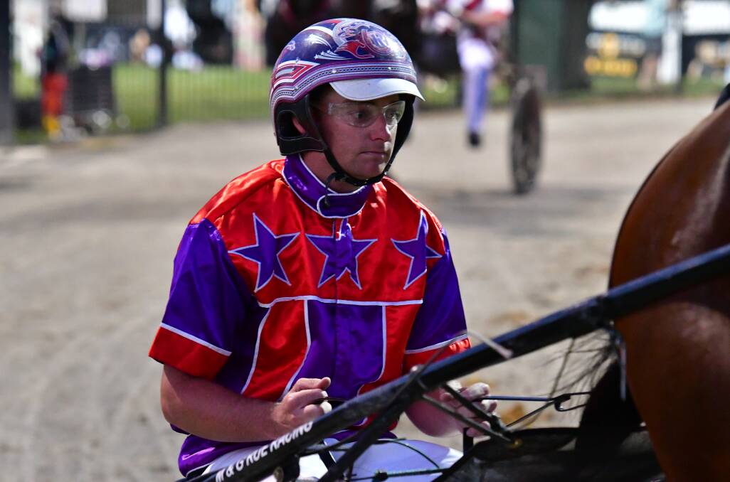 GOOD NIGHT: Mat Rue drove two winners at Young on Tuesday.
