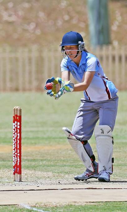 TOP HONOUR: Bathurst wicketkeeper Bec Cady was named the women's player of the Australian Country Championships tournament. Photo: CHARLIE STRAUMIETIS