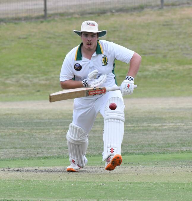 NEW CHALLENGE: He was Bathurst City's leading batsman in the Royal Hotel Cup last season and when Redbacks begin their campaign on Friday he will get his chance to captain the side.