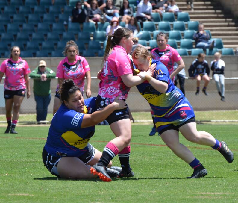 NEXT STEP: After impressing for the Panorama Platypi, Haylee Lepaio and Zarlia Griffiths have been named in the extended Western Rams squad. Photo: ANYA WHITELAW