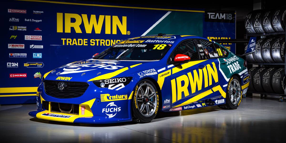 THE WHEELS: The new look Commodore Mark Winterbottom hopes will claim a pair of chequered flags at the season opening Bathurst 500.