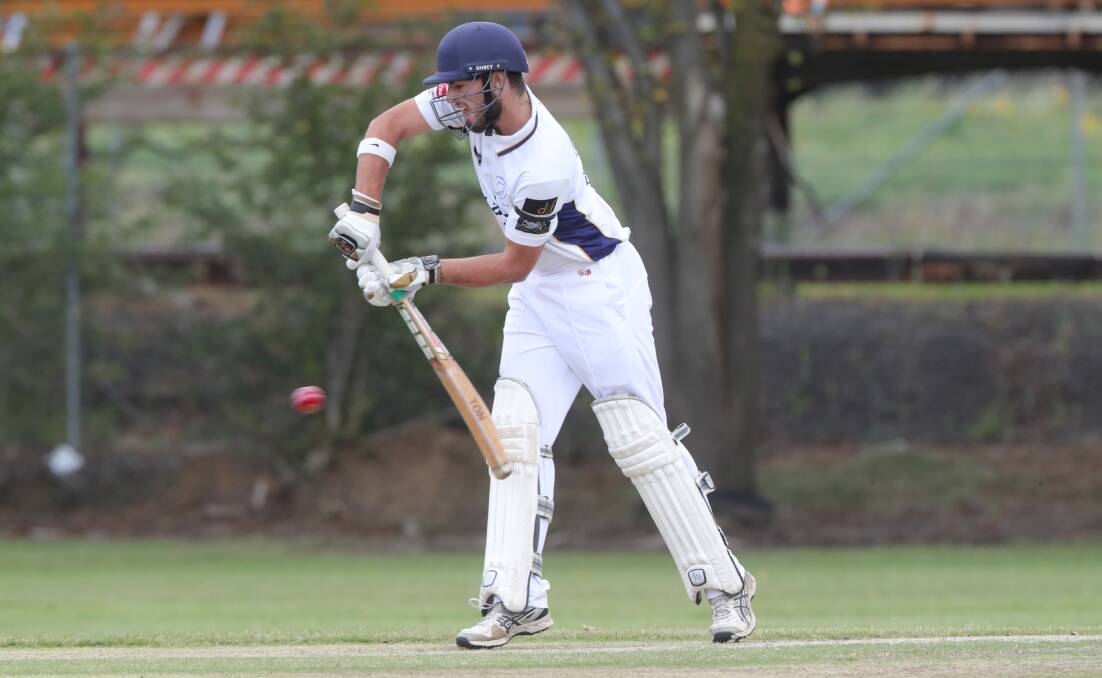 BRILLIANT: Nic Broes' 186 ranks as one of the finest knocks in the Bathurst District Cricket Association first grade competition. Photo: PHIL BATCH