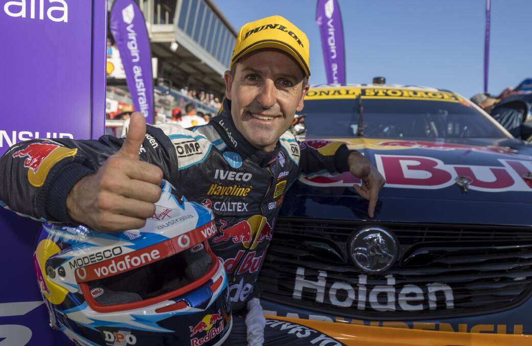 MIXED FEELINGS:Jamie Whincup knows it will feel different with less fans, but is thankful he still gets the chance to race at Mount Panorama.