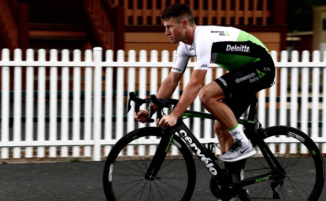 HE'S OKAY: Mark Renshaw was involved in a 20-rider crash during stage six of the Giro d'Italia, but was able to ride on to the finish. Photo: PHIL BLATCH