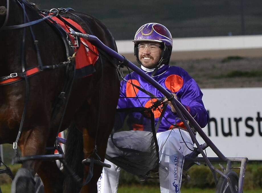DELIGHTED: Doug Hewitt was all smiles after steering Bettor Sport to victory.