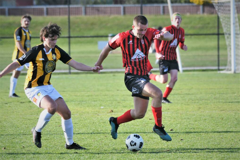 WELCOME ADDITION: Ryan Campbell, who previously played for Western NSW FC, has added strength to Panorama's playing roster this year. Photo: CHRIS SEABROOK 