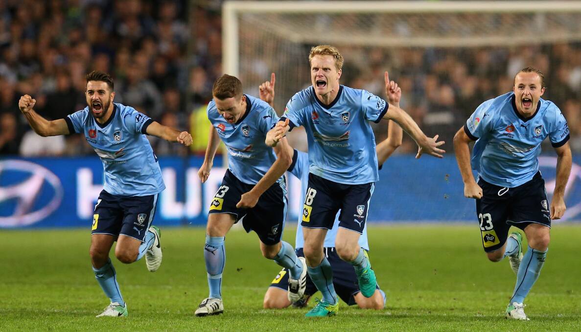 Rhyan Grant and his Sydney FC team-mates won the A-League grand final over Melbourne Victory