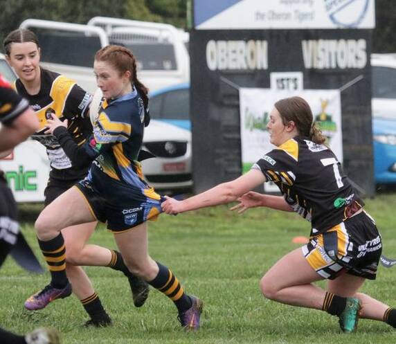 STILL ON TOP: The CSU Mungals sit on top of theleague tag ladder after defeating Oberon on Saturday. Photo: OBERON TIGERS