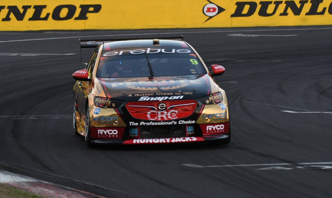 ON POLE: David Reynolds will go from position one in the Bathurst 1000 for the second time in his career after clocking a 2:04.0589 in the top 10 shootout. Photo: CHRIS SEABROOK
