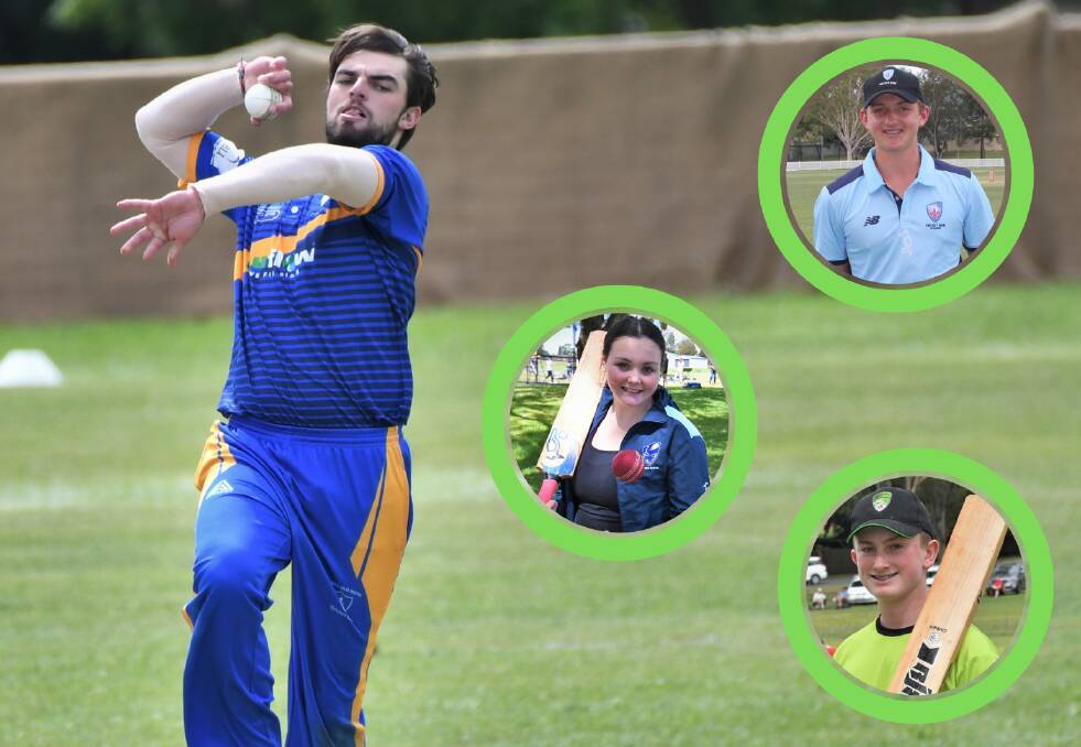 FANTASTIC FOUR: Bathurst players made a clean sweep of the Central West Cricket Council cricketer of the year awards with Nic Broes (senior), Angus Parsons (colts), Callee Black (female) and Cooper Stephen (junior) all having their efforts recognised.