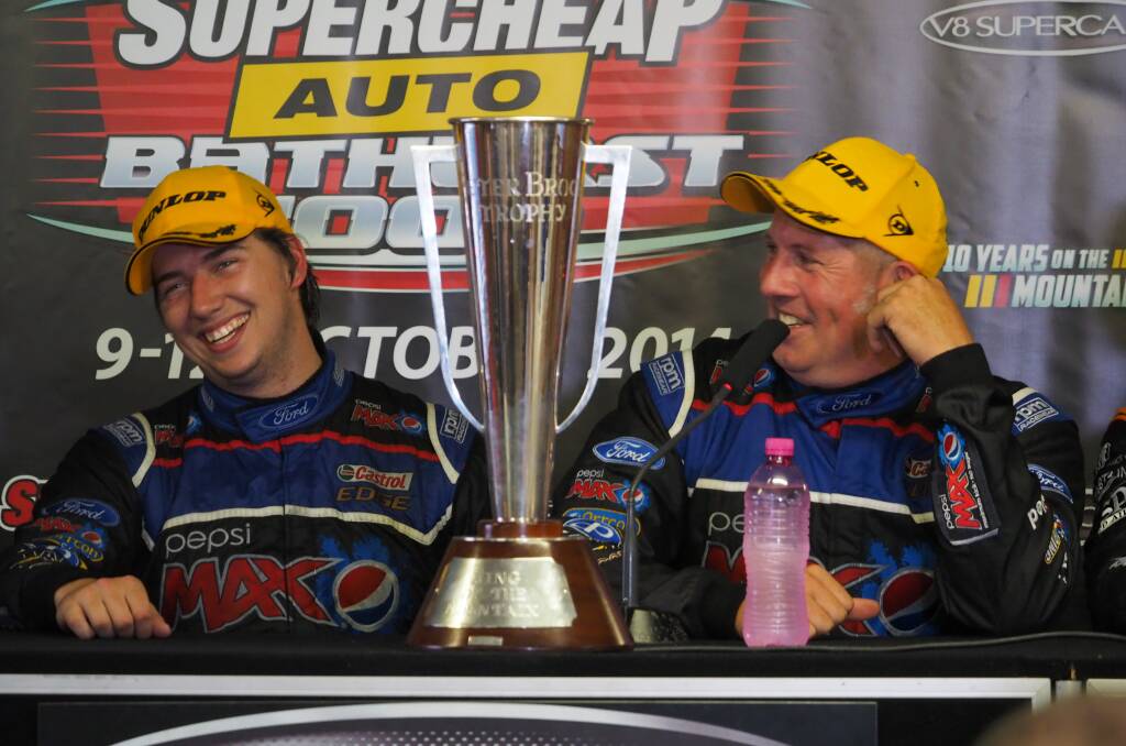REMARKABLE: Chaz Mostert and Paul Morris came from the rear of the grid to win the action-packed 2014 Bathurst 1000.