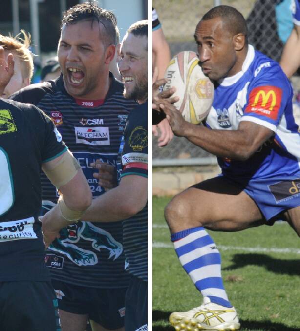 TOP GONG: Jeremy Gordon (2016) and Benjamin John (2015) are the most recent Bathurst players to be named Group 10's premier league player of the year.