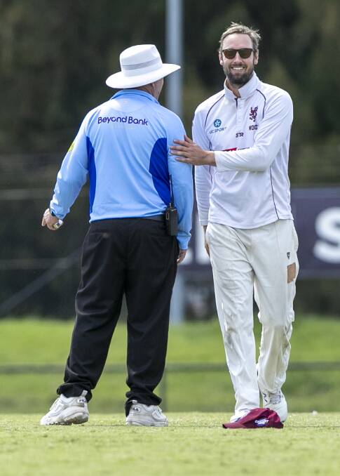 CALLING TIME: Blake Dean has pulled up stumps on his playing career after making a century for his beaten Western Districts outfit in the Douglas Cup grand final. Photo: KEEGAN CARROLL