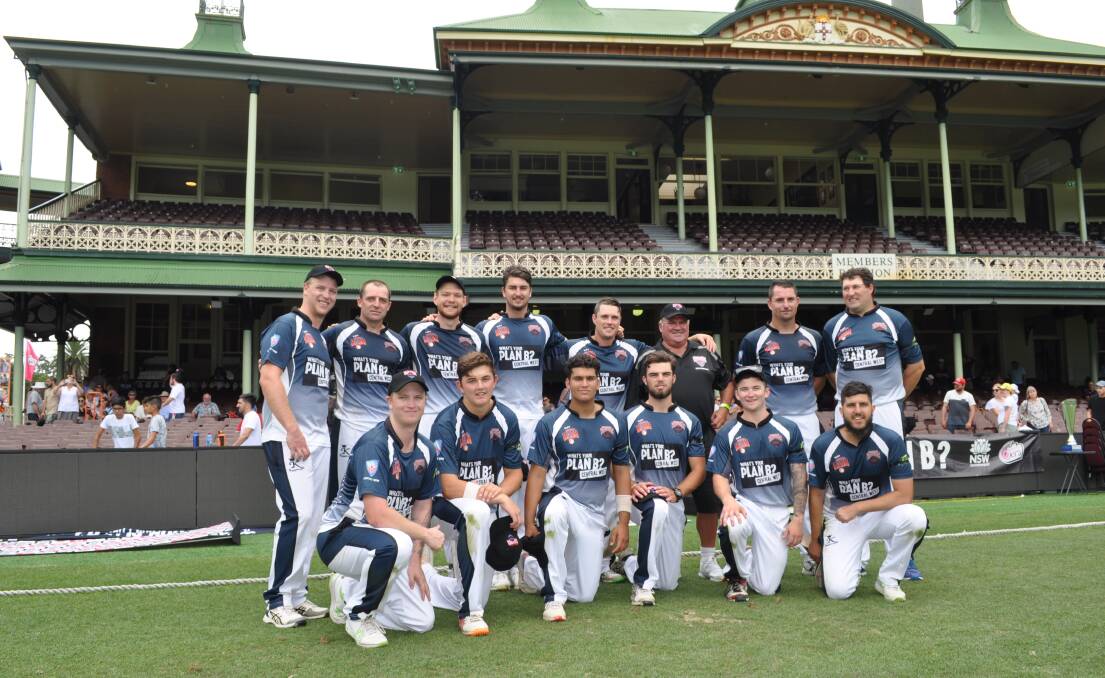 MAGIC MOMENT: Jameel Qureshi, front right, got his first chance to play at the SGC last year in the Regional Bash semi-final.