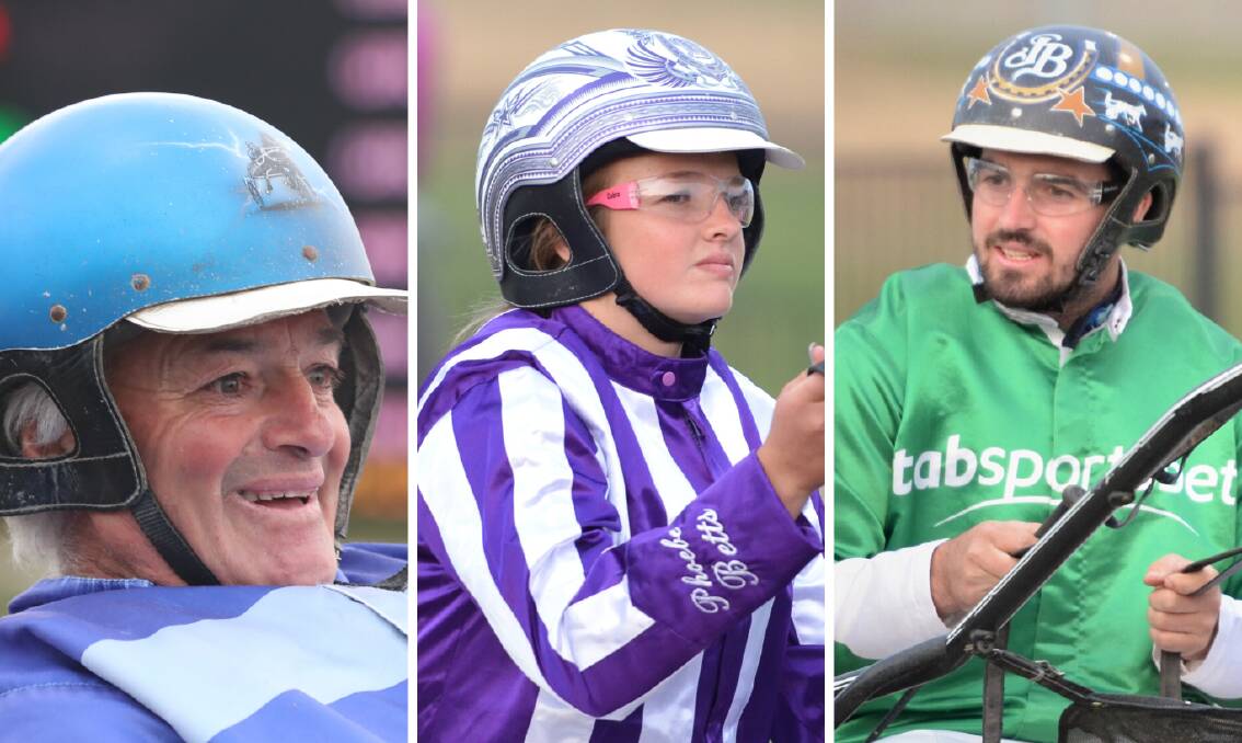 WHICH BETTS TO BET ON?: Graham Betts, his daughter Phoebe and son Jed will square off in the Norm, Garth and Audrey Harkham Memorial at the Bathurst Paceway on Wednesday night. 