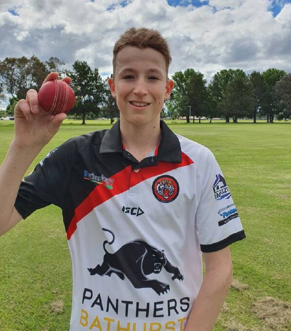 BIG DAY OUT: Fifteen-year-old Oscar Archer snared the first five-wicket haul of his cricket career on Saturday. When he next bowls for ORC he'll be on a hat-trick too. Photo: CONTRIBUTED