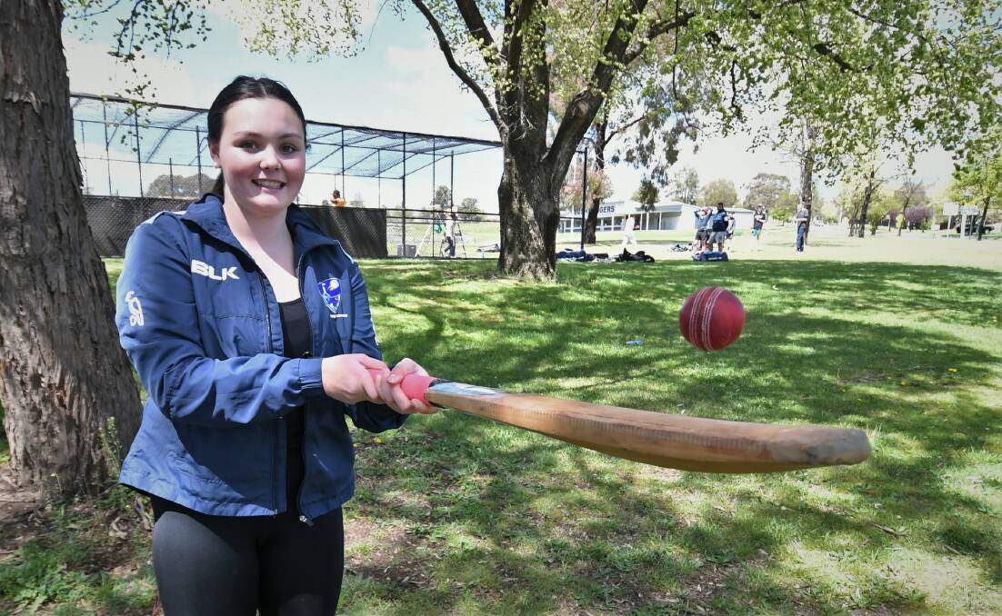 TICK OF APPROVAL: Callee Black has been awarded a Basil Sellers Scholarship to help further her cricketing pursuits. Photo: CHRIS SEABROOK