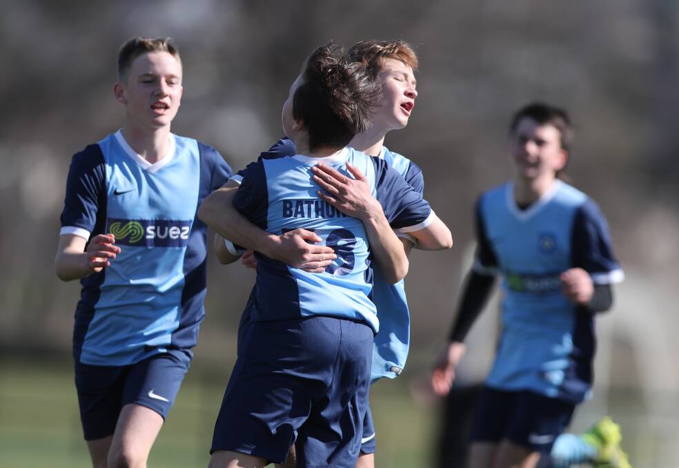 BIG SEASON: The Bathurst District Football under 14s lost just one match in their representative program for 2021. Photo: PHIL BLATCH