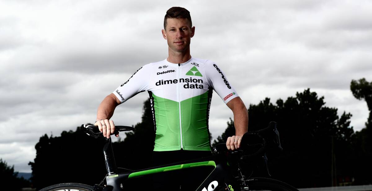 RECOVERING: Professional cyclist Mark Renshaw is back on his bike.