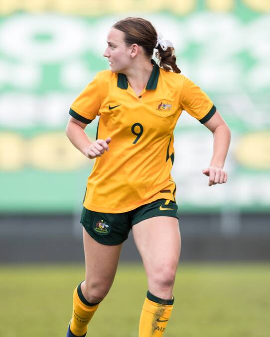 VERSATILE: Cushla Rue can either play on the wing or in defence for the Young Matildas.