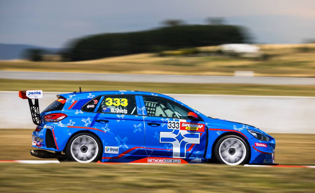 OFF AND RACING: Brad Shiels finished his first round in the TCR Australia Series sitting eighth in the championship. Photo: TCR AUSTRALIA