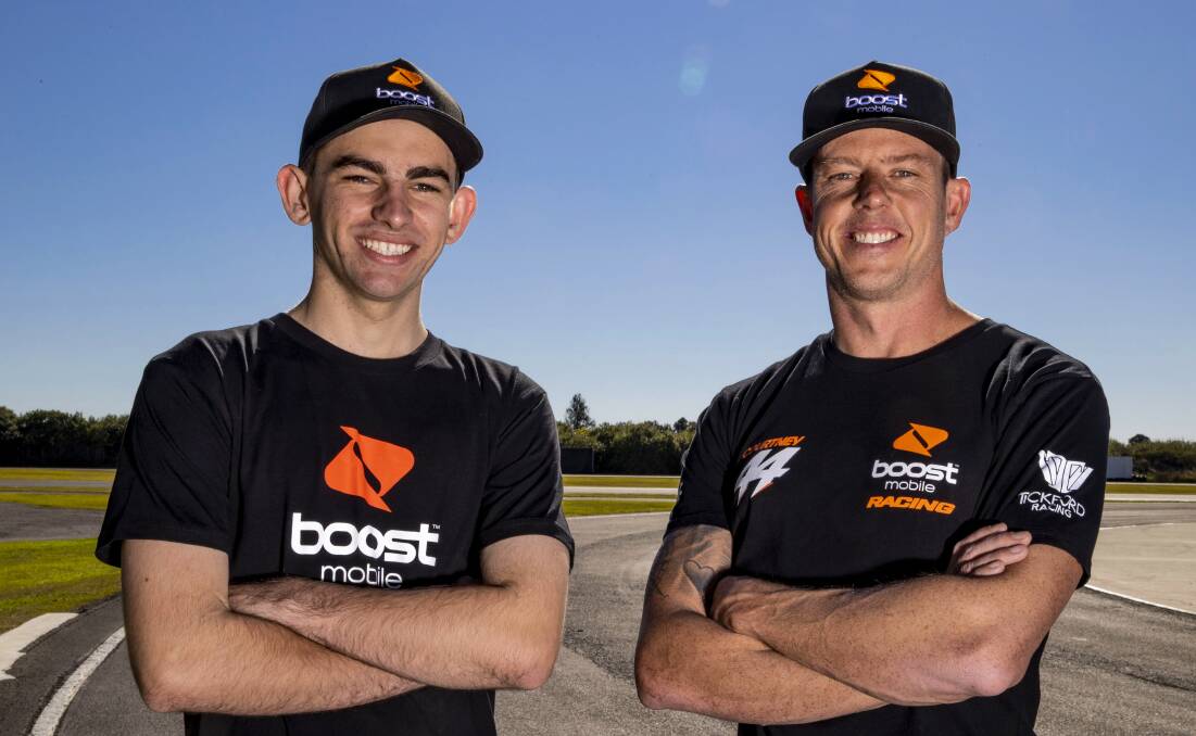 YOUNG GUN: He's only 17, but Broc Feeney will partner James Courtney in this year's Bathurst 1000.