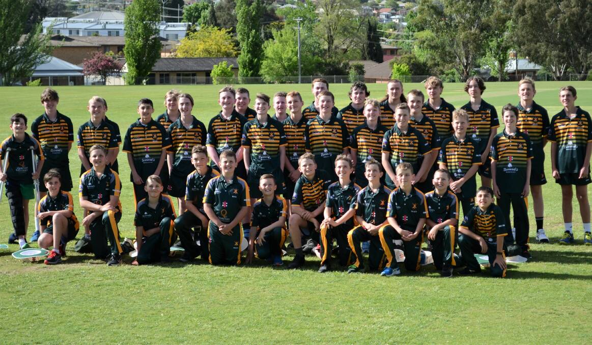 LOOKING SHARP: The Bathurst under 12s, 14s and 16s will wear full colours for representative games this season.