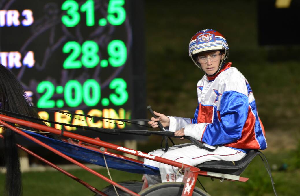 TRIPLE FIGURES: When Amanda Turnbull steered Art Series to victory at the Bathurst Paceway on Wednesday night it took her to triple figures for the season.