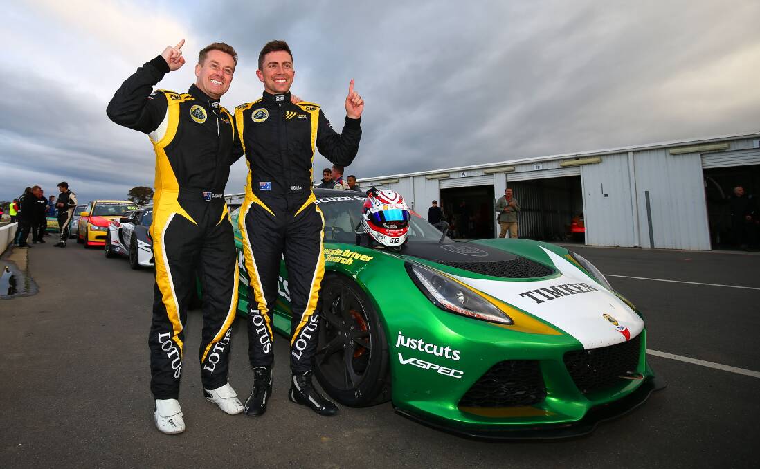 NUMBER ONE: Grant Denyer and Tony D'Alberto enjoyed a pair of wins at Winton in their Lotus. Photo: SPEED SHOTS PHOTOGRAPHY