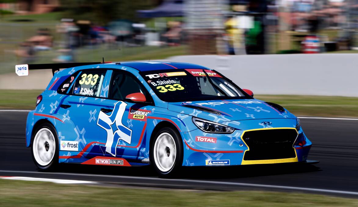 TOP WEEKEND: Bathurst driver Brad Shiels enjoyed his most success round in the TCR Australia Series thus far, picking up a pair of sevenths and and eighth at Mount Panorama.
