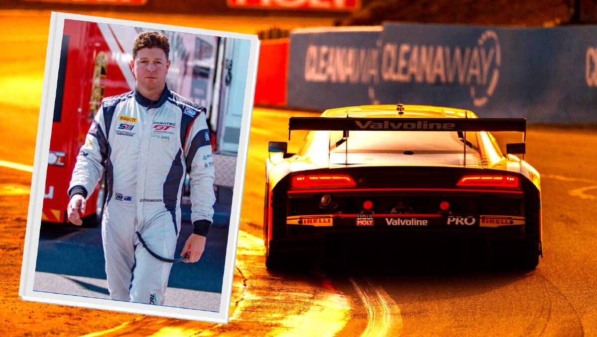 OPPORTUNITY: Brad Schumacher will experience the biggest moment of his racing career when he drives a factory Audi entry in the 12 Hour.