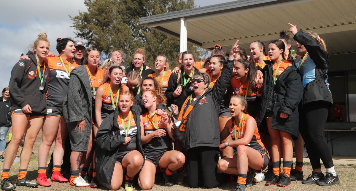 BACK FOR MORE: The Giants will start 2020 as the AFL Central West women's defending champions. Photo: PHIL BLATCH