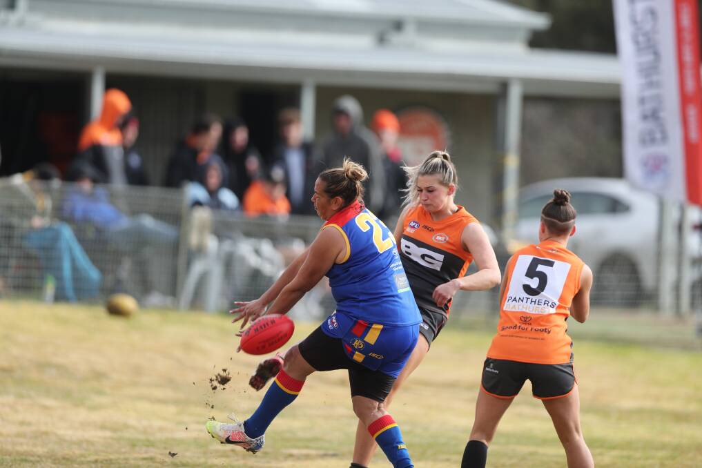 JUST THINKING: The Bathurst Giants currently call George Park 1 home, but the Sportsground could become a new option for their CWAFL games. Photo: PHIL BLATCH