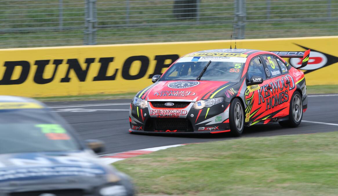 BACK ON TRACK: The Super2-Super3 Series which Bathurst driver Mick Anderson races in, will have its first round since February this weekend. They will race at Townsville. Photo: PHIL BLATCH