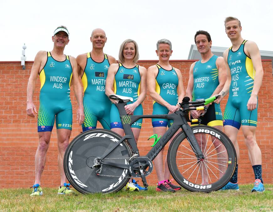 IMPRESSIVE: The Bathurst triathletes who competed at the International Triathlon Union’s World Grand Finalson the Gold Coast all shone.