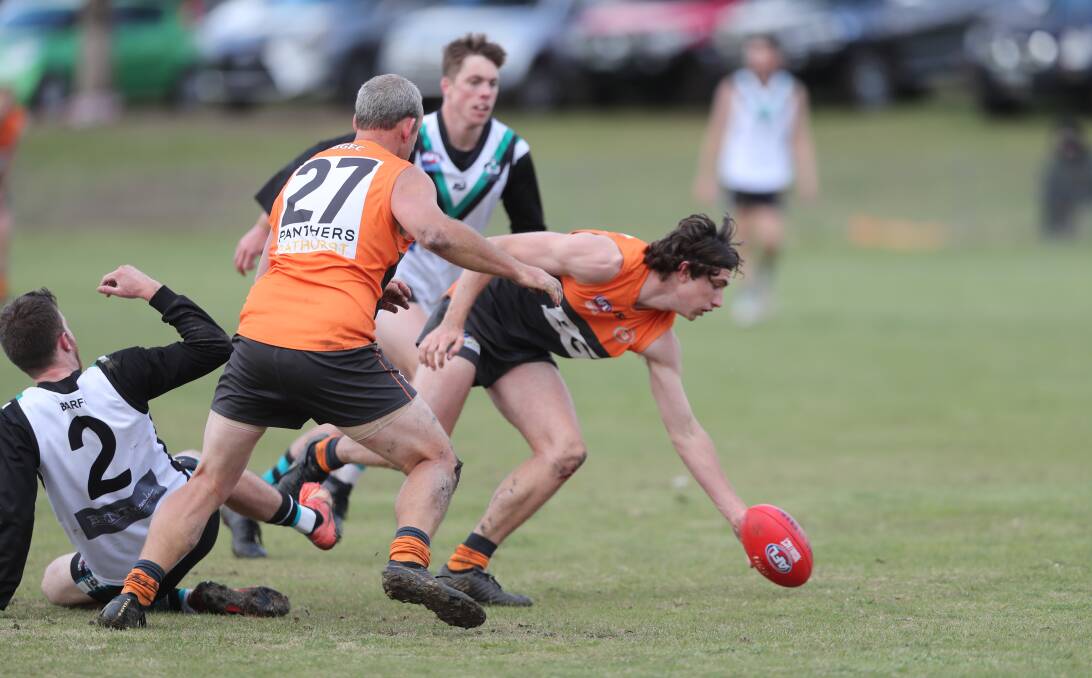 REACHING FOR MORE: The Bathurst Giants are aiming for two senior men's teams for the 2021 AFL Central West season. Photo: PHIL BLATCH