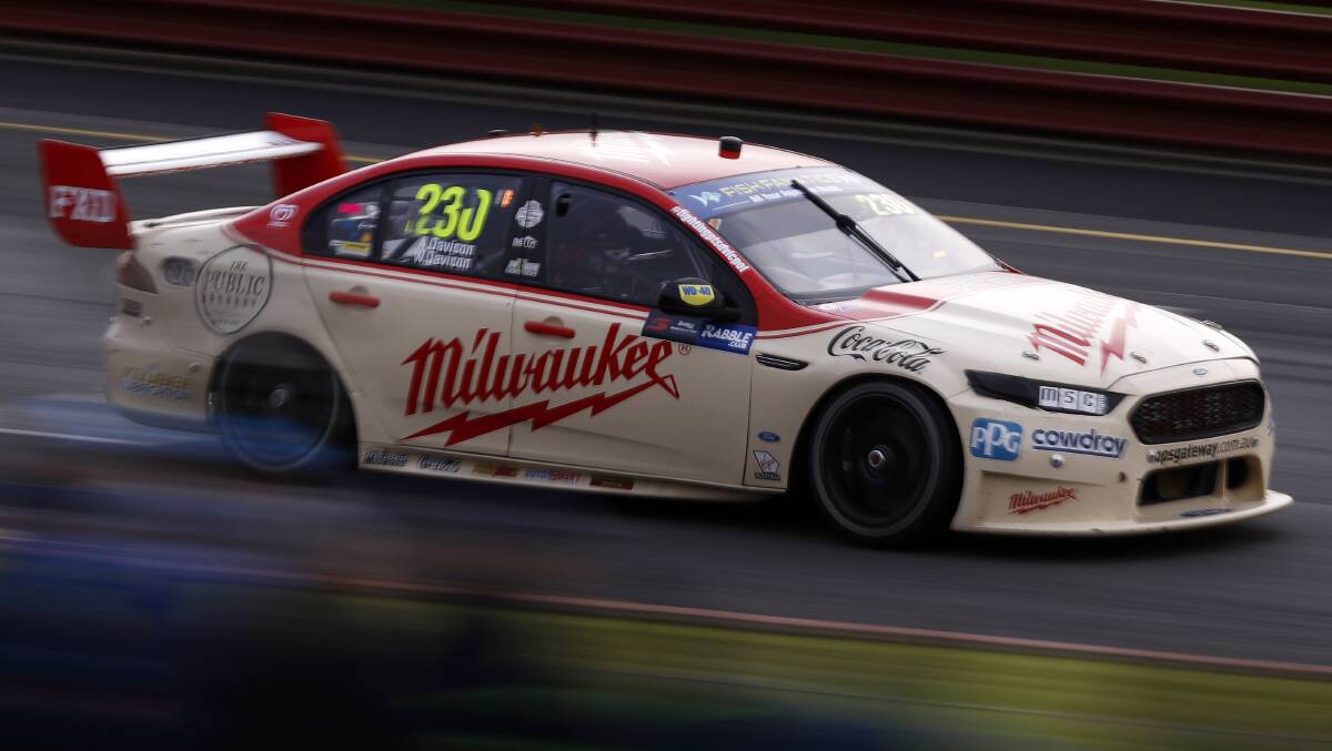 TOP OF THE SHEET: Will Davison, coming off a handy 11th at Sandown, was quickest in the opening practice session in the Bathurst 1000. Photo: AAP