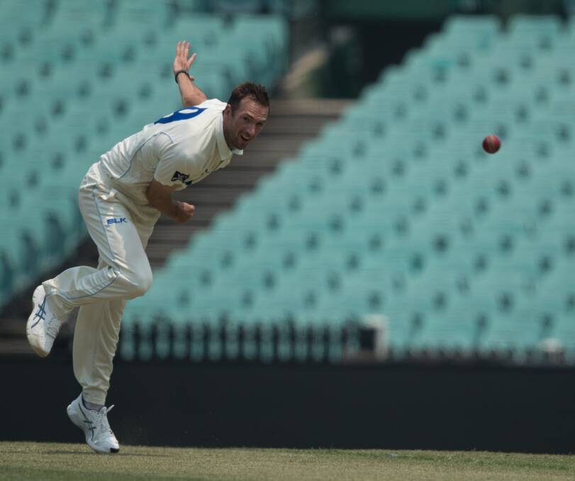 TRACKING WELL: Trent Copeland and his fellow Blues are undefeated after six rounds of the Sheffield Shield competition. Photo: JAMES ROSENBERG/ CRICKET NSW